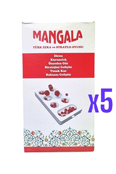 Oyunsal Mangala Turkish Intelligence and Strategy Game 5 Pieces