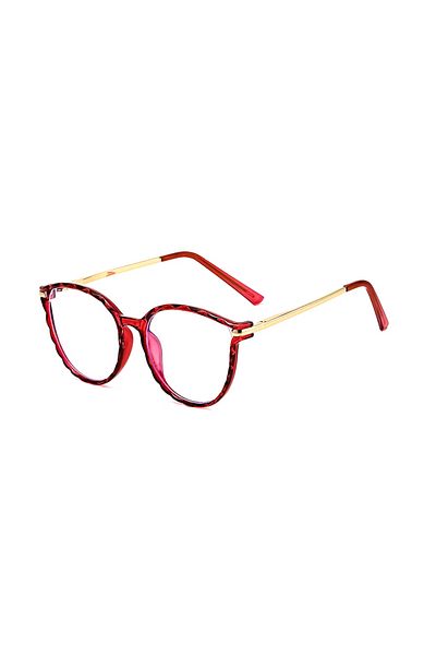 Toz Vintage Red Zafira Blue Light Protection Vintage & Retro Glasses