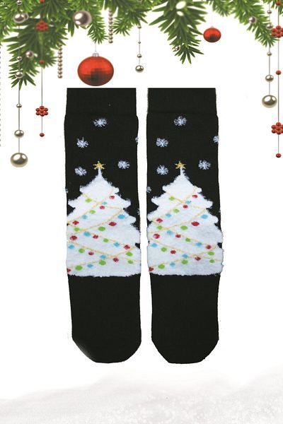 bistil New Year Christmas Gift Men's Women's Santa Claus Socks