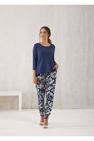 Relax Mode Kadın Penye Modal Pijama Takımı - 10518