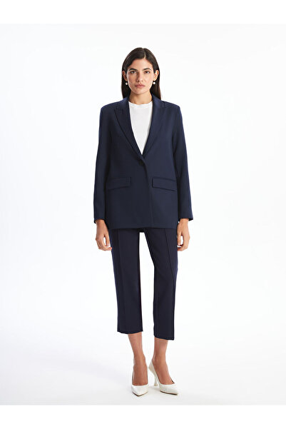 LC Waikiki Navy Blue Women's Blazer Jacket