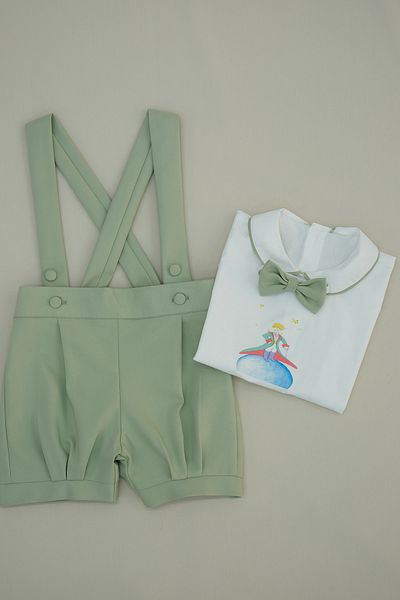 annerüyası The Little Prince Printed Shorts Salopette Suit