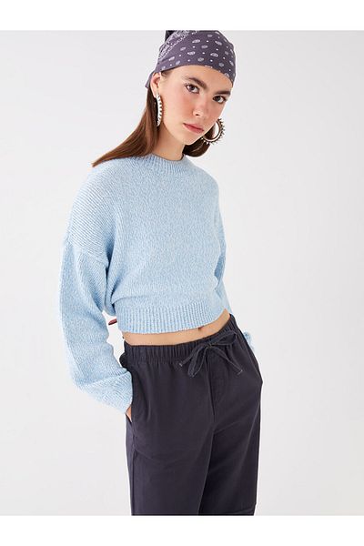 LC Waikiki Pulover de damă cu gât crew color block