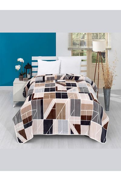 MİNK Κουβέρτα Navy Blue Single Mink - Lacasa 1098