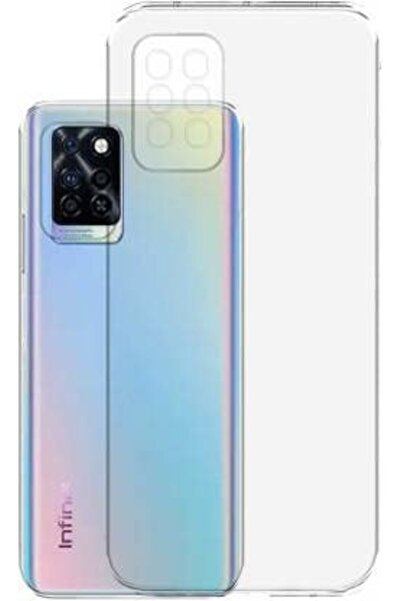 Kvy Kaviy İnfinix Note 10 Pro Kamera Korumalı Şeffaf Süper Silikon Kılıf