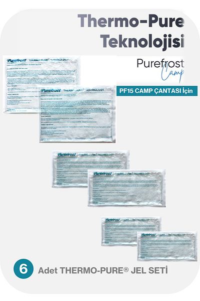 PUREFROST 6 Thermo-Pure ®   Replacement Gel Kit / Pf15 Camp Cooler Thermal Bag