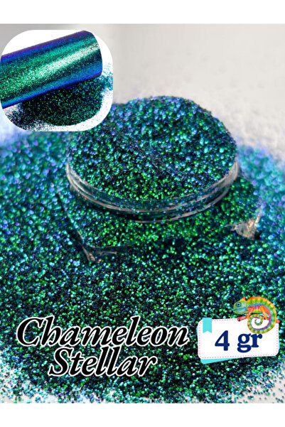 Sirius Hobi Epoksi Reçine Chameleon Stellar Tırnak Makyaj Chunky Glitter 8 gr...