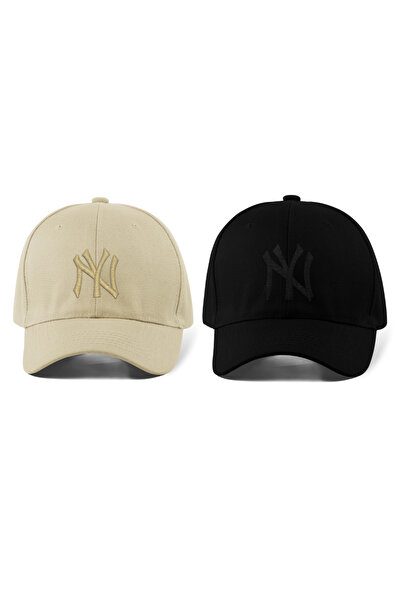 QUATEX Ny New York 2'li Set Şapka Unisex