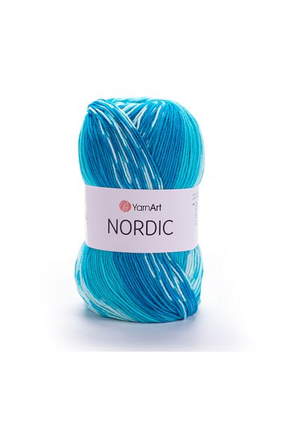 Yarnart Σχοινί πλεξίματος Nordic Marbled Hand 663