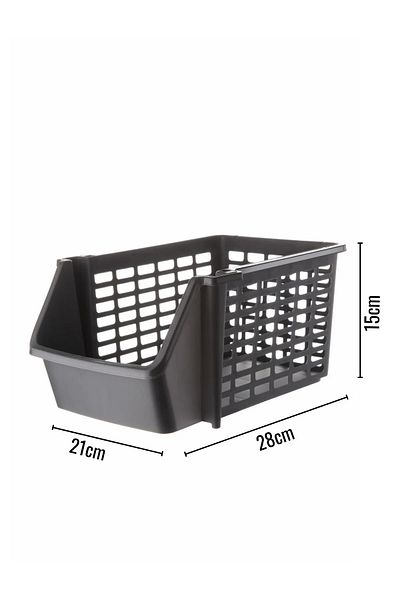 Orvila 4 Pieces Gray Large Size Organizer - Superimposed, Multi-Purpose