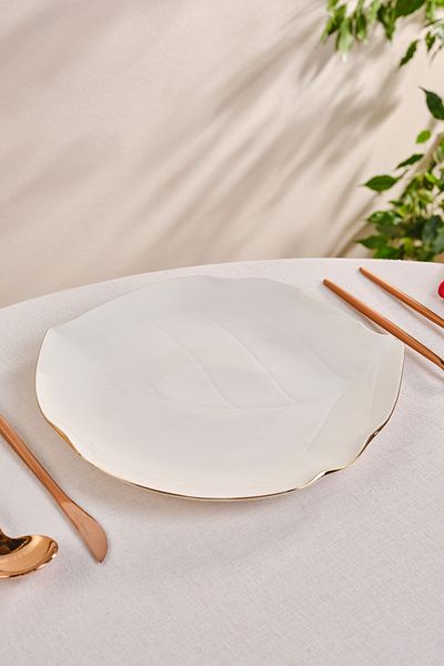 Karaca Gold 27 cm Müge Instant Serving Plate