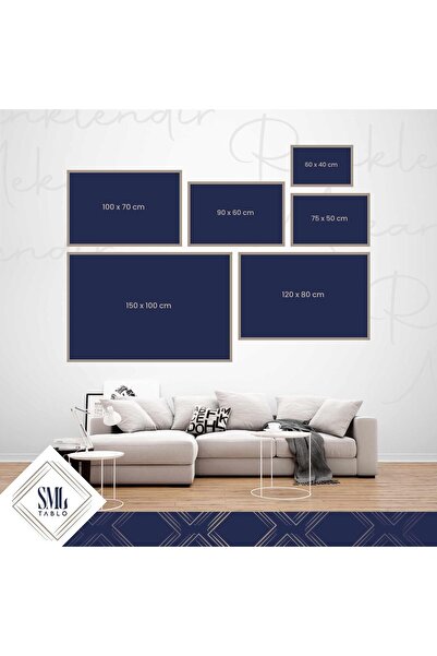 SML TABLO Kişiye Özel İsme Özel Emlak Ofisi Emlakçı Ev Arsa Adınıza Özel İsimli İşyeri Hediyesi Kanvas Tablo