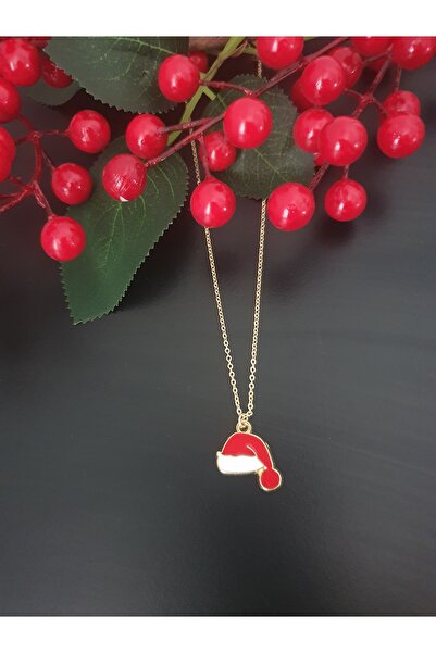BS JEWELRY قلادة قبعة سانتا
