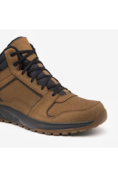 Decathlon Erkek Outdoor Kar Botu - Su Geçirmez - Koyu Kahverengi/Deri - SH500 Mid