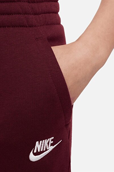 Nike Sportswear Fleece Grey Παιδική φόρμα βαμβακερή Παιδική φόρμα μπορντό