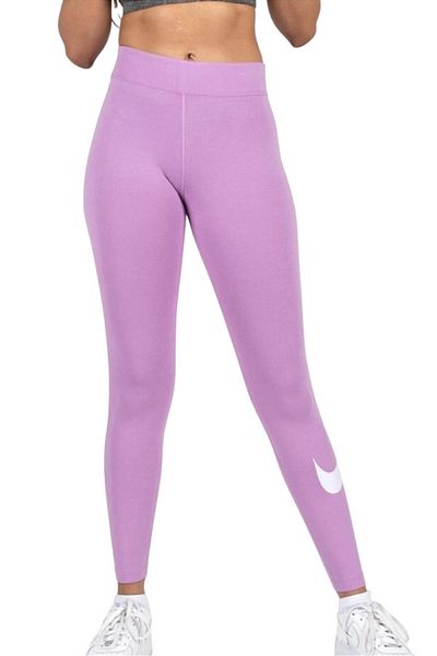 Nike Îmbrăcăminte sport Leg-a-see Swoosh, Leggings Swoosh violet din bumbac