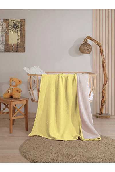 destinyhometex 100% Cotton 4 Layer Muslin 100X120 cm Baby Bedding/ Swaddle Cover