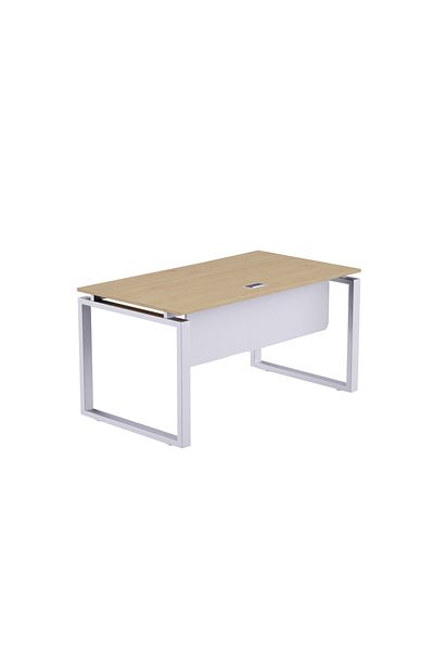 Mahmayi Carre 5114 Modern Workstation without Drawer Computer Desk Natural Davos Oak Ideal for Home