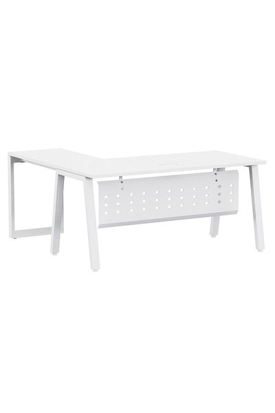 Mahmayi Bentuk 139-16L white Modern Workstation without drawer