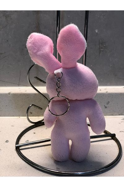 TOPROCKSTORE 12cm Cute Rabbit Plush Toy - Keychain, Sleeping Companion, Gift