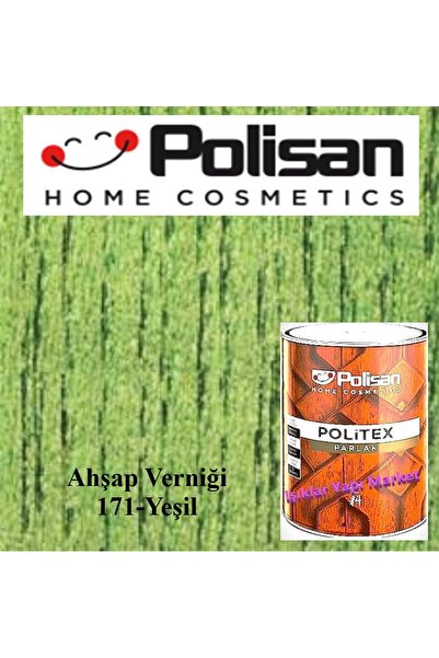 Polisan Ahşap Verniği-vernik-politex Lux Vernikli Parlak-yeşil -0,75lt.