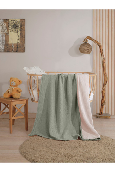 destinyhometex %100 Pamuk 4 Kat Muslin 100x120 Cm Bebek Yatak/kundak Örtüsü