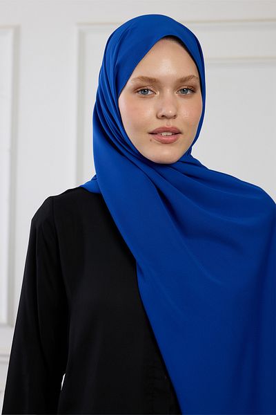 PURESCARFS Μπλε σάλι Medina Silk Saks