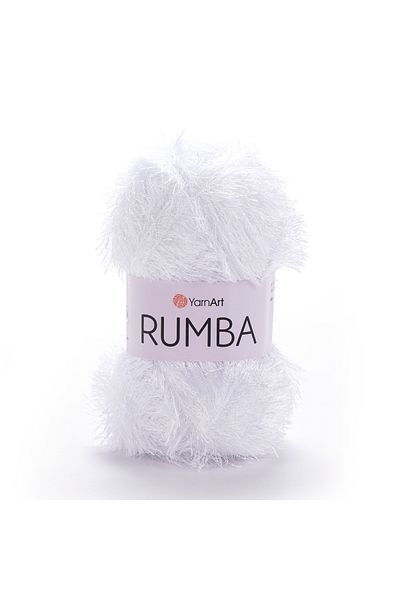 Yarnart RUMBA White-101 Glitter Πλεκτό Νήμα