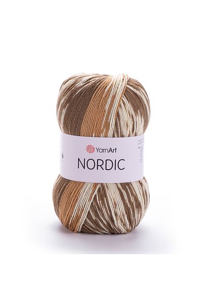 Yarnart Σχοινί πλεξίματος Nordic Marbled Hand 653