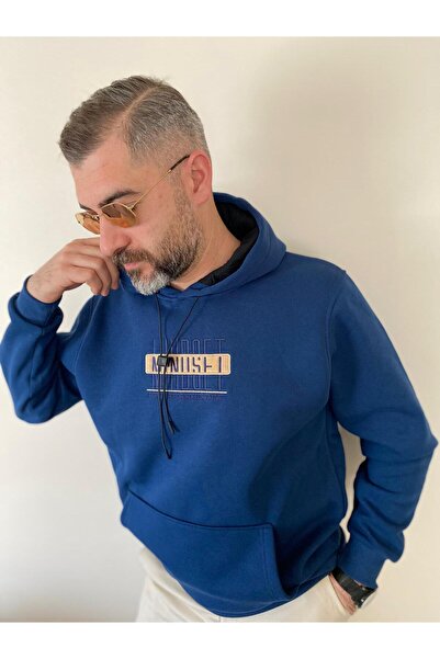 BENESSE три нитки товстий зимовий мінусет з вишивкою та капюшоном світшот