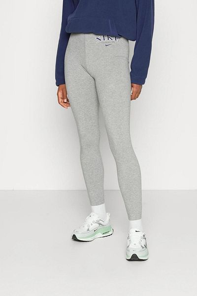 Nike Îmbrăcăminte sport Leggings cu talie înaltă Gri Leggings din bumbac cu talie înaltă pentru femei Gri