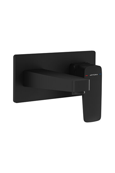 VitrA Artema Root Square A4273836 Ankastre Lavabo Bataryası, Sıva Üstü Grubu,...