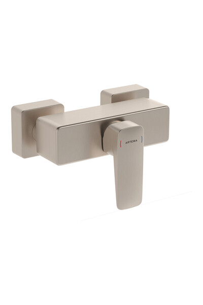 Artema Root Square A4276134 Duş Bataryası, Fırçalı Nikel