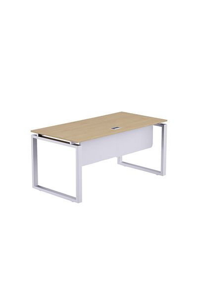 Mahmayi Carre 5116 Modern Workstation without Drawer Computer Desk Natural Davos Oak Ideal for Home