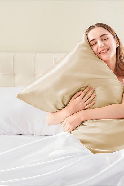 pistore 50x70 Cream Silk Satin Μαξιλαροθήκη - Μονό και Σετ 2