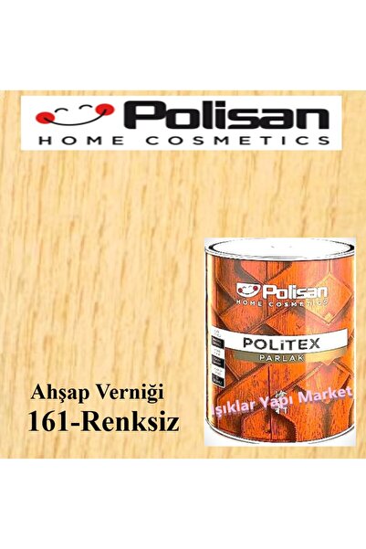 Polisan Ahşap Verniği-vernik-politex Lux Vernikli Parlak-renksiz