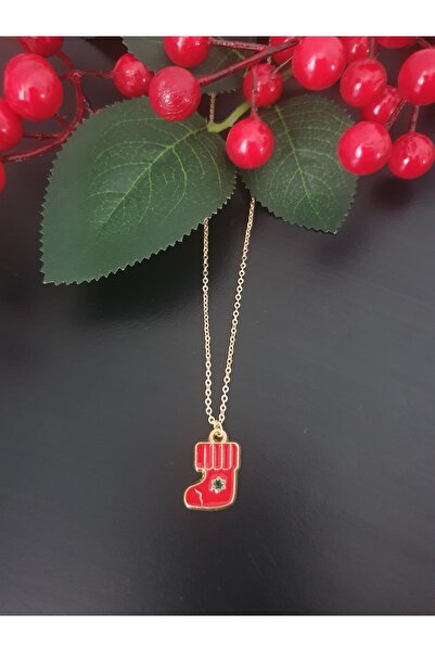 BS JEWELRY New Year's Sock Necklace