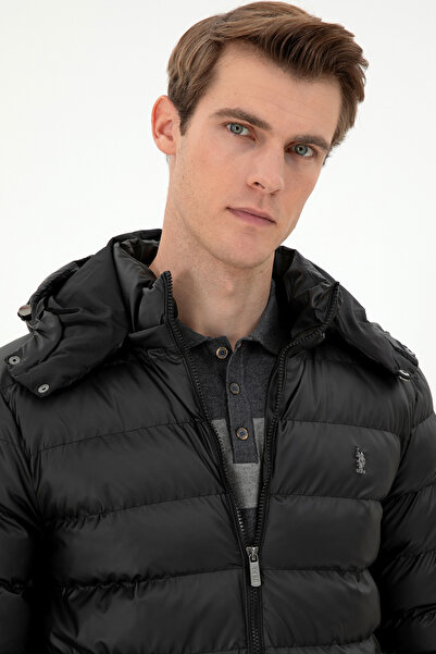 U.S. Polo Assn. Men's Black Leather Jacket 50297249 -001