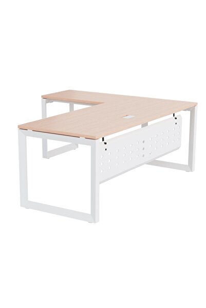 Mahmayi محطة عمل حديثة من خشب البلوط طراز 136-16L بدون درج