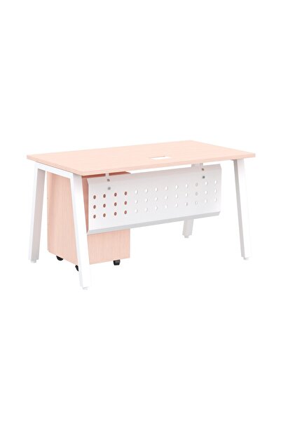 Mahmayi Bentuk 139-14 Oak Modern Workstation