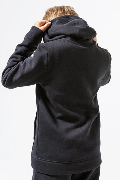 Nike Sportswear Fleece Gray Kids Tracksuit Cotton Kids Tracksuit Set Black