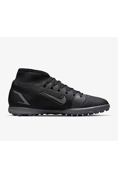 Nike Superfly 8 Club Tf Soccer Shoes Black Astroturf Field Shoes