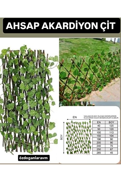 Dogant 3xl Ada Yapay Bitki Balkon Demiri Duvar Süsü Ve Saklama Sarmaşık Çit Akordiyon