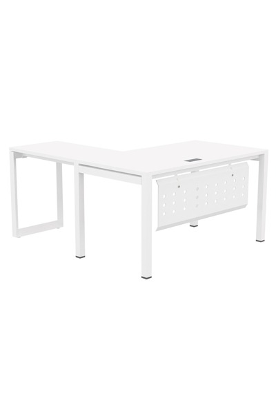 Mahmayi محطة عمل حديثة باللون الأبيض من Figura 72-14L بدون درج