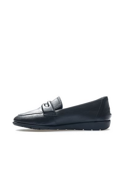 Mammamia Balerini de damă cu centură din piele naturală - 36-40 negru 24k D24ka-375 Z