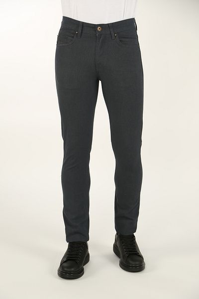 DAKSEL Ανδρικό Skinny Skinny Leg Classic Anthracite Jeans