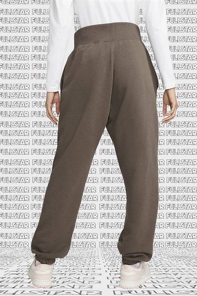Nike Phoenix Fleece High Waisted Oversized Women's Sweatpants Brown