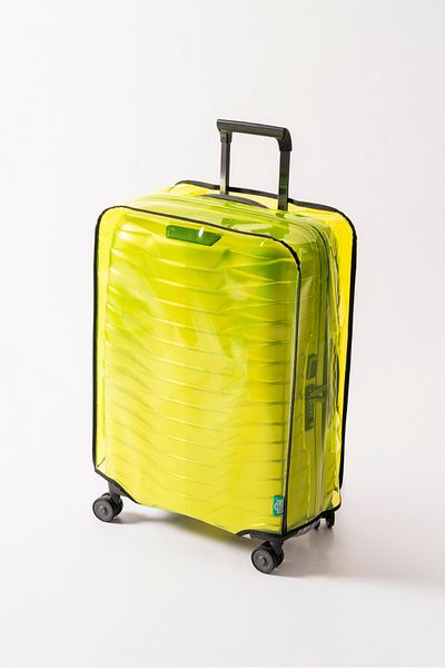 Trink Çanta Transparent Suitcase Cover and Suitcase Cover * Neon Yellow Color Pvc *