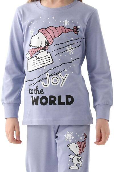 ROLY POLY Snoopy Kız Çocuk İndigo Pijama Takımı 1613