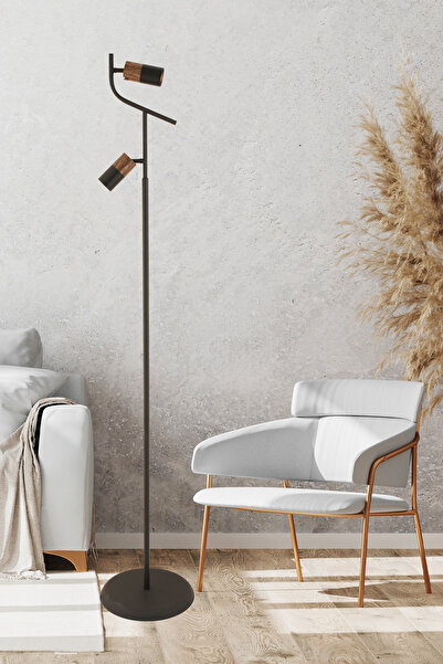 Apliqa Darin 2Li Modern Spot Başlıklı Modern Oturma Odası Köşe Salon Lambader